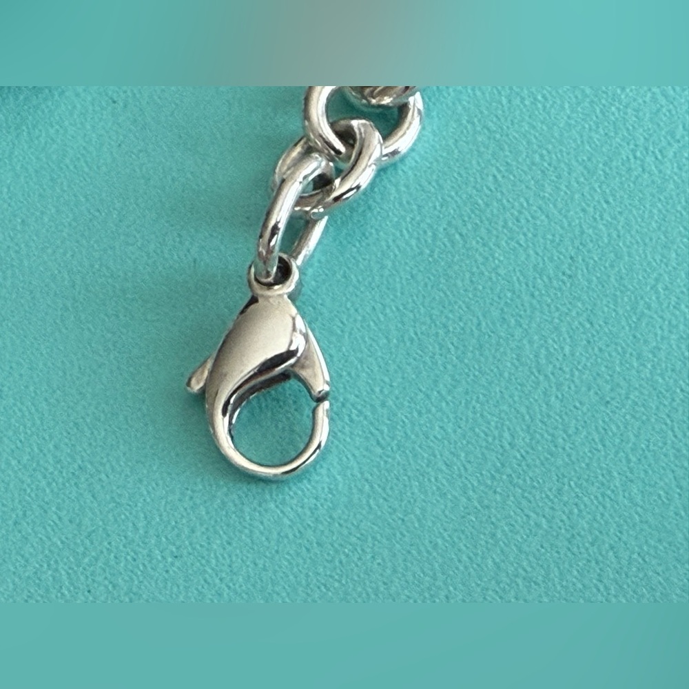 Tiffany&Co. Please Return To Oval Tag Modern Version Bracelet 7 1/4” - Picture 7 of 13